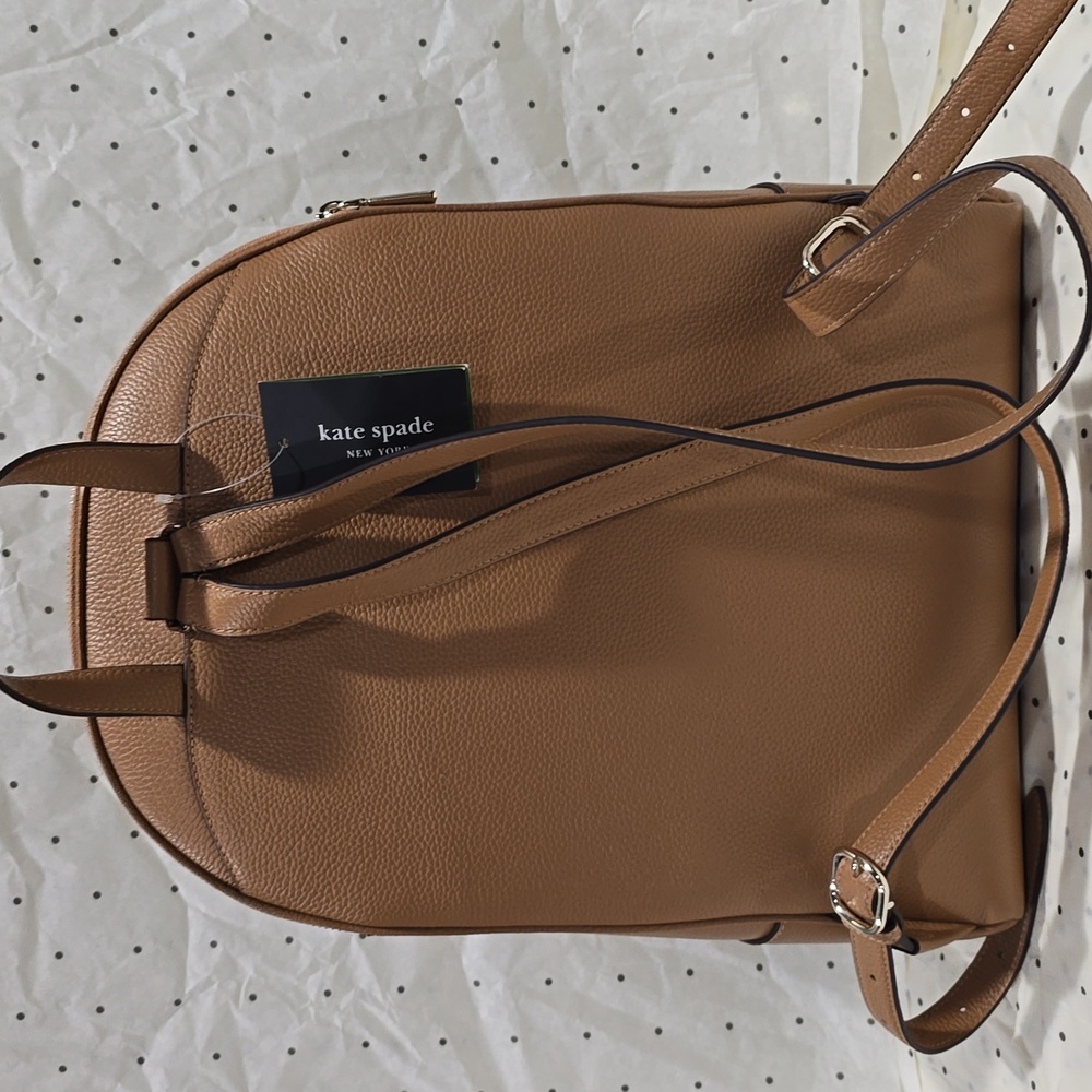 Kate Spade Hudson Large Backpack, Bungalow Brown - Picture 9 of 11